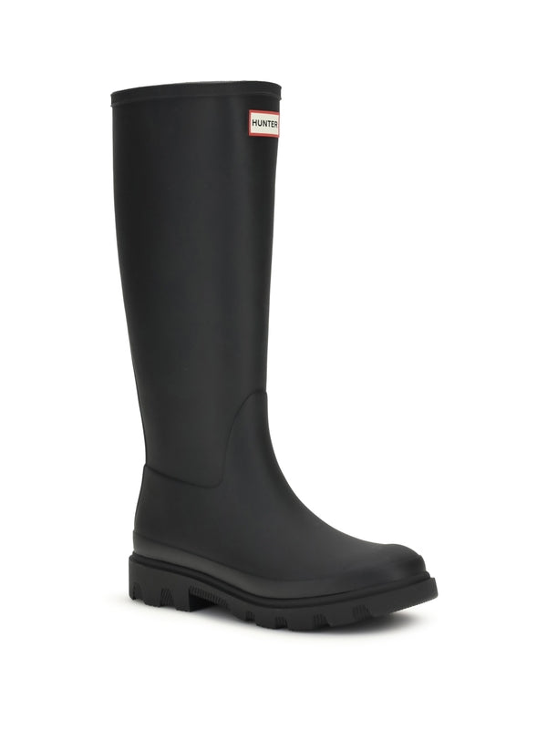 Hunter Black High Boots
