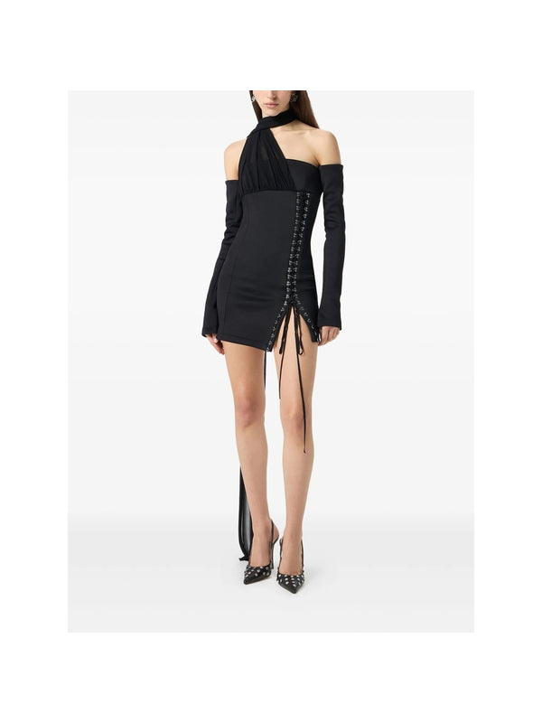 Blumarine Black Mini Dress