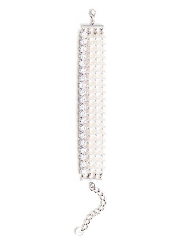 Diamante Crystal Pearl Decoration
  Bracelet