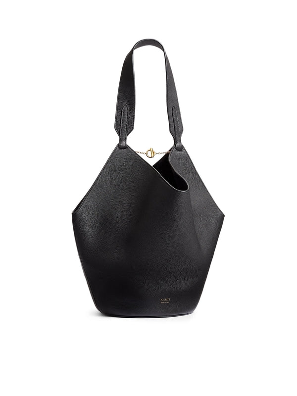 Lotus Calfskin Small Tote Bag