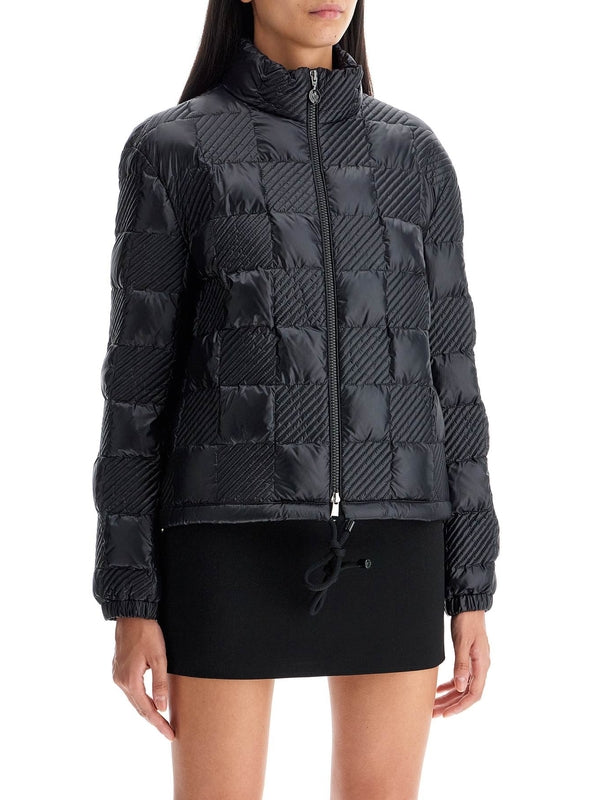 Ancy Check Quilted Highneck Padding