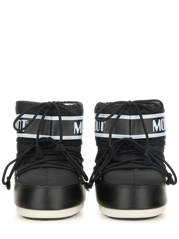 Moon Boot Black Lace-Up Boots