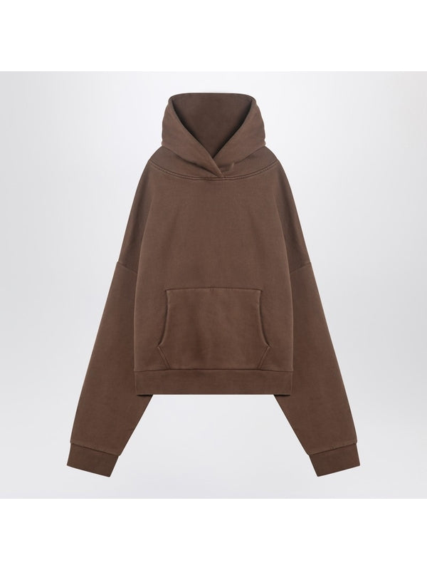 Drop Shoulder Cotton Hoodie