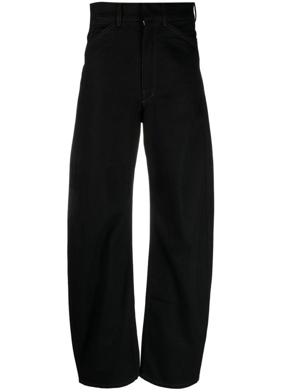 Black Cotton Pants