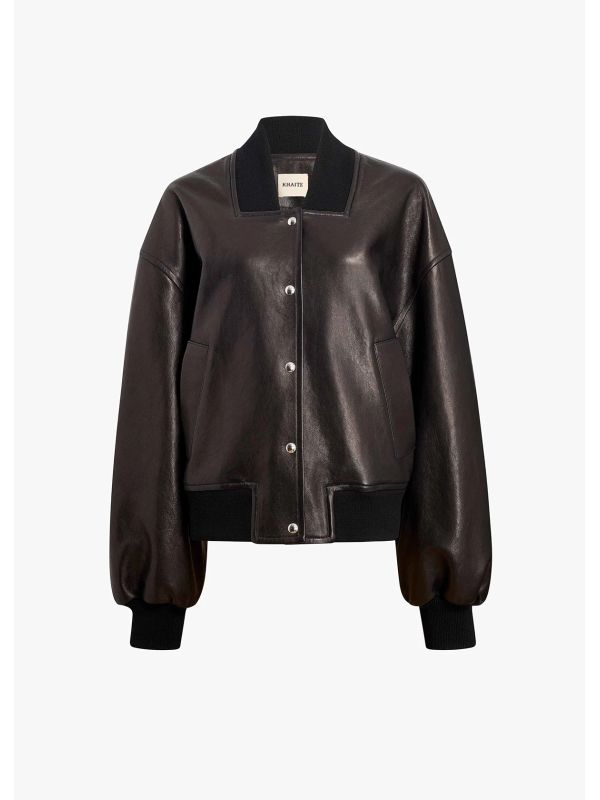 Spence Lambskin Bomber Jacket