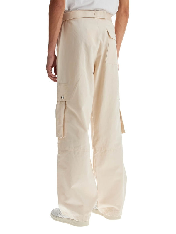 Cotton Linen Cargo Pants