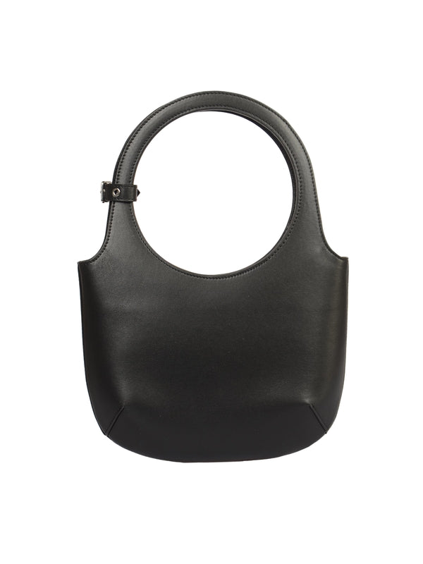 HOLLY Logo Leather Tote Bag