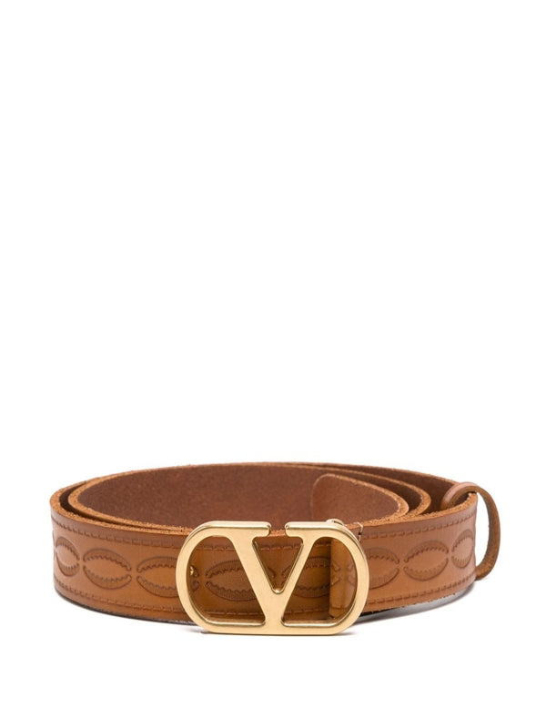 Valentino Brown Leather Belts