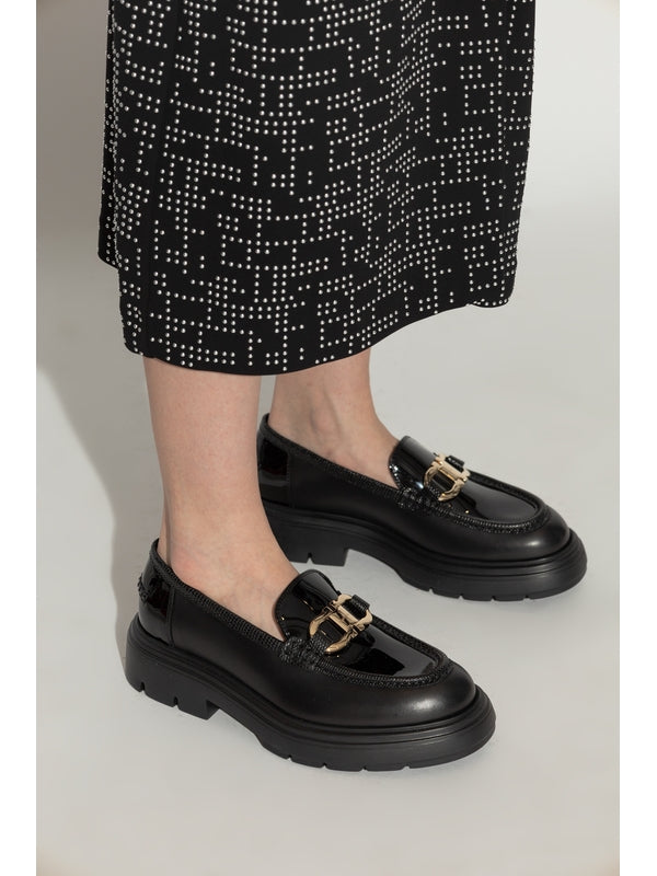 Brooke Gancini Detail Leather Loafer