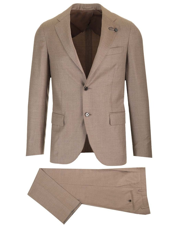 Boutonniere Wool Single Suit Set