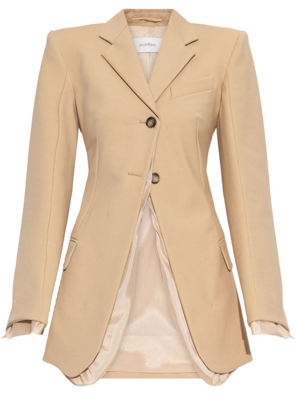 Sportmax Beige Tailored Jackets