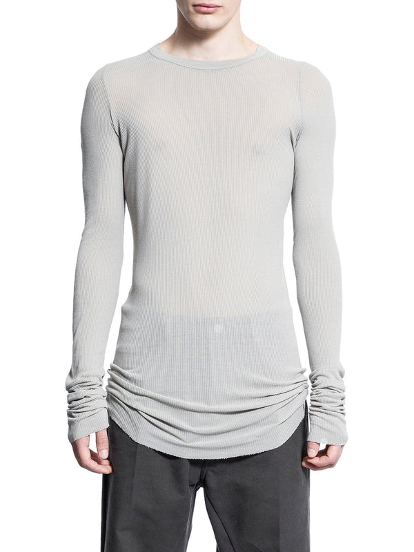 Rib Ls T Crewneck Knit