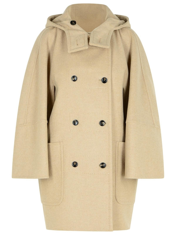 Arturo Wool Cashmere Double Hood Coat