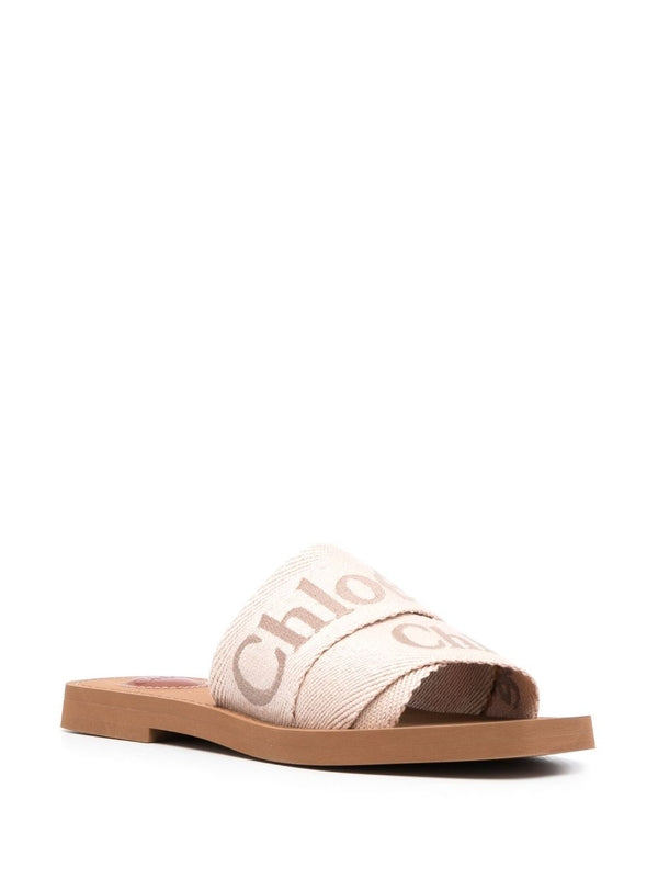Chloe Beige Slides