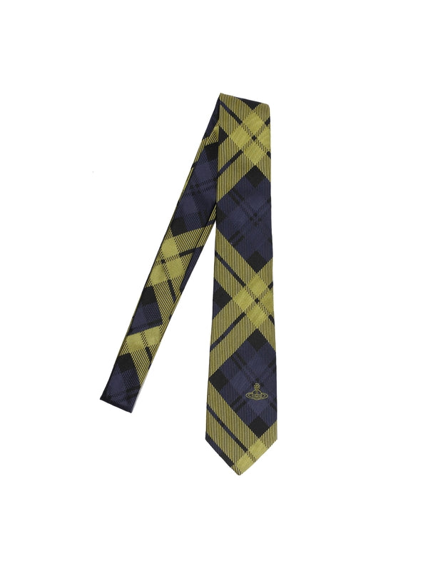 Vivienne Westwood Yellow Blue Neck Ties