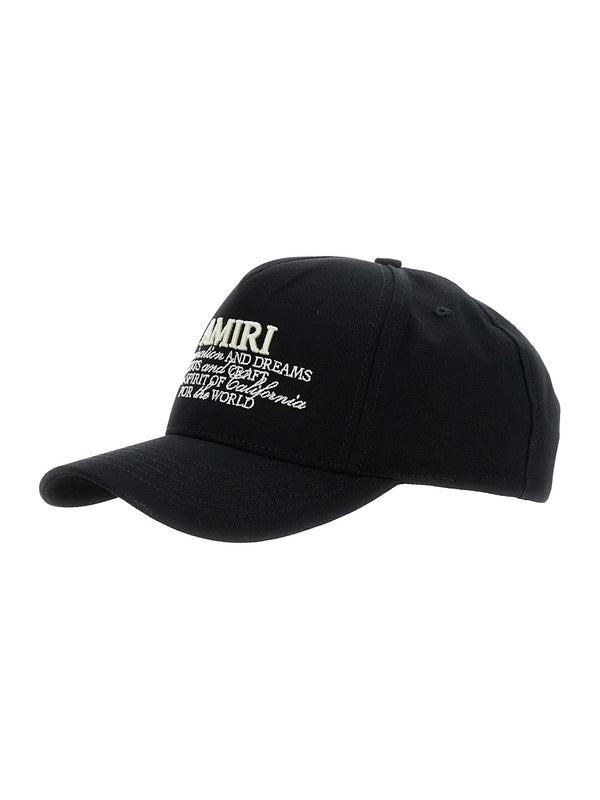 Amiri Black Cap
