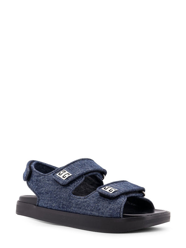 4g Detail Strap Denim Sandal