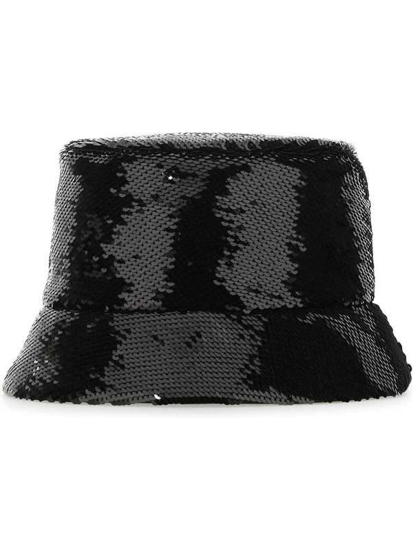 All-Over Sequin Logo Bucket Hat