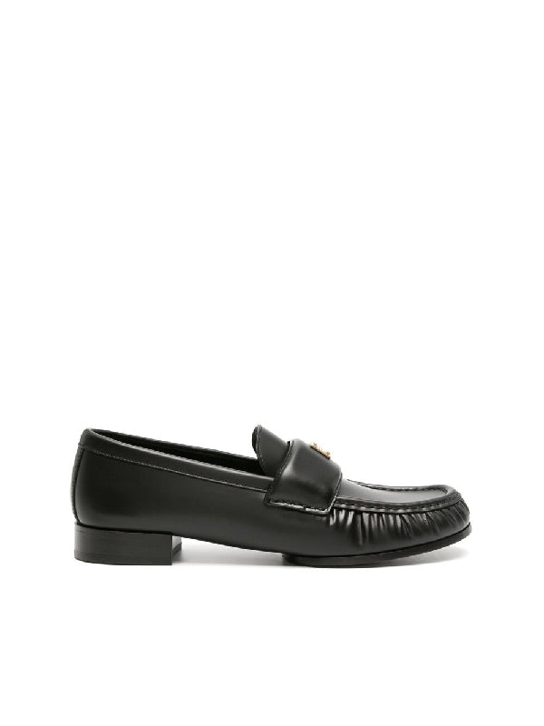 4g Logo Leather Loafers