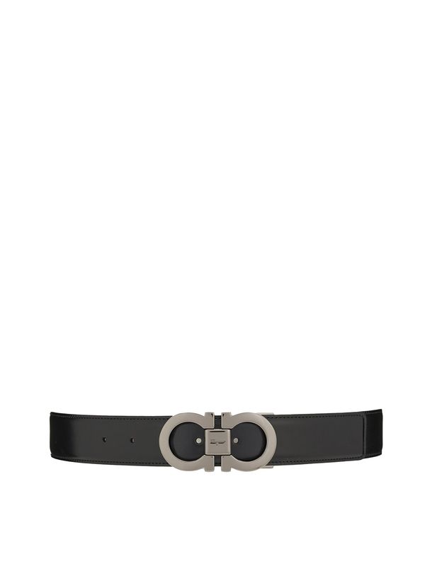 Gancini Reversible Leather Belt