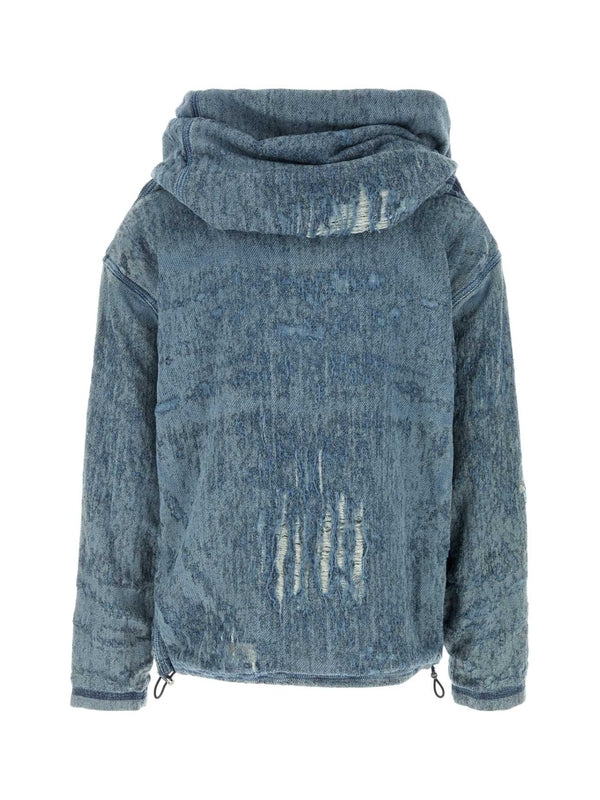 Umbrix Distressed Denim Sweatshirt