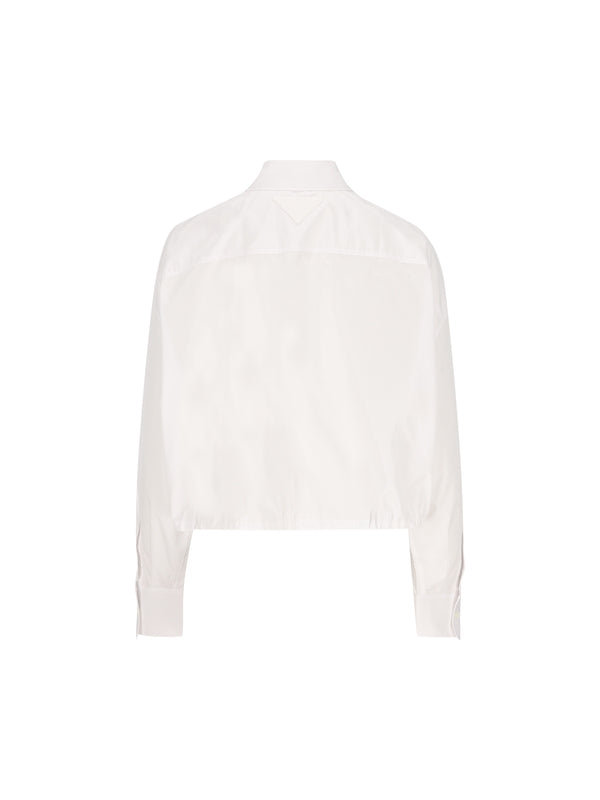 Back Triangle Logo Cotton Shirt