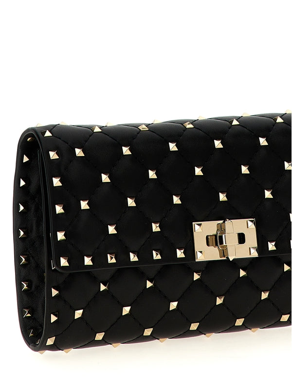 Rockstud Spike
  Leather Shoulder Bag