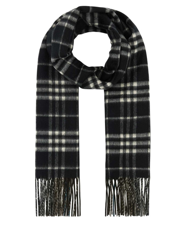 Check Reversible Cashmere Scarf