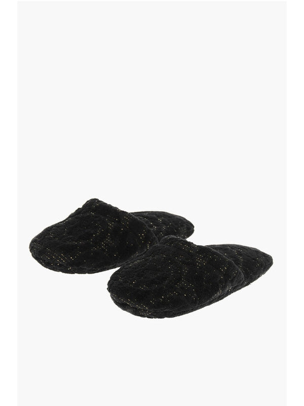 Versace Black Slides