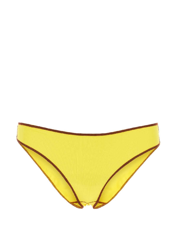 Vein Ribbed Bikini Underwear