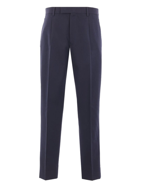 Z Zegna Navy Tailored Pants