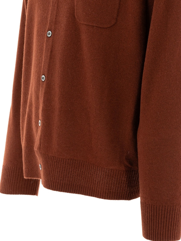 Chest Pocket Wool Cashmere Shirt