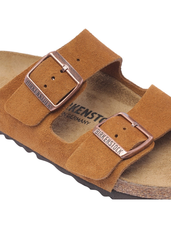 Arizona Buckle Suede Sandals