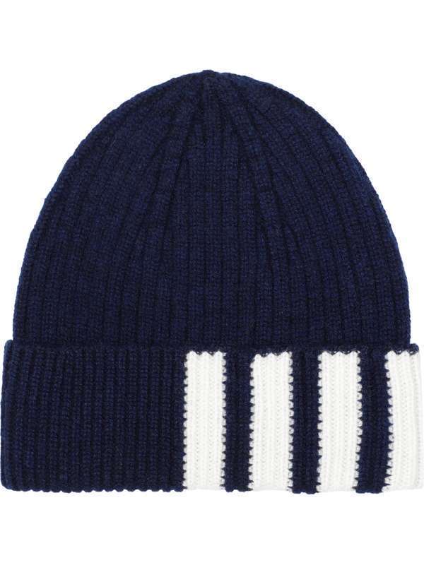 Rwb Diagonal Cashmere Beanie