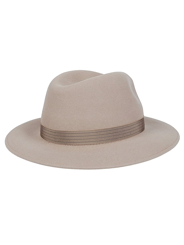 Bow Band Wool
  Cashmere Fedora Hat