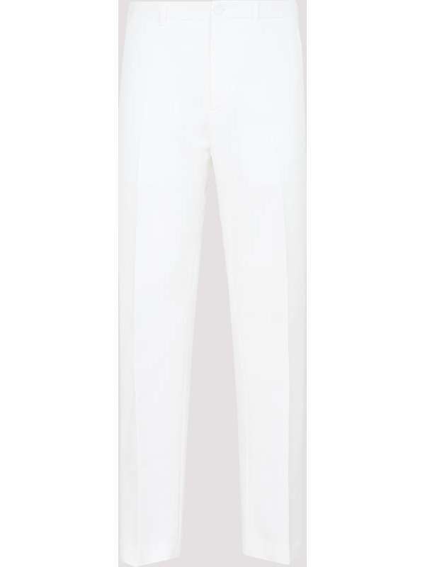 Ankle Slit Cotton Pants