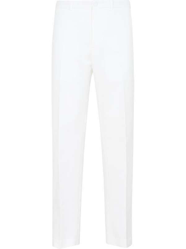 Ankle Slit Cotton Pants