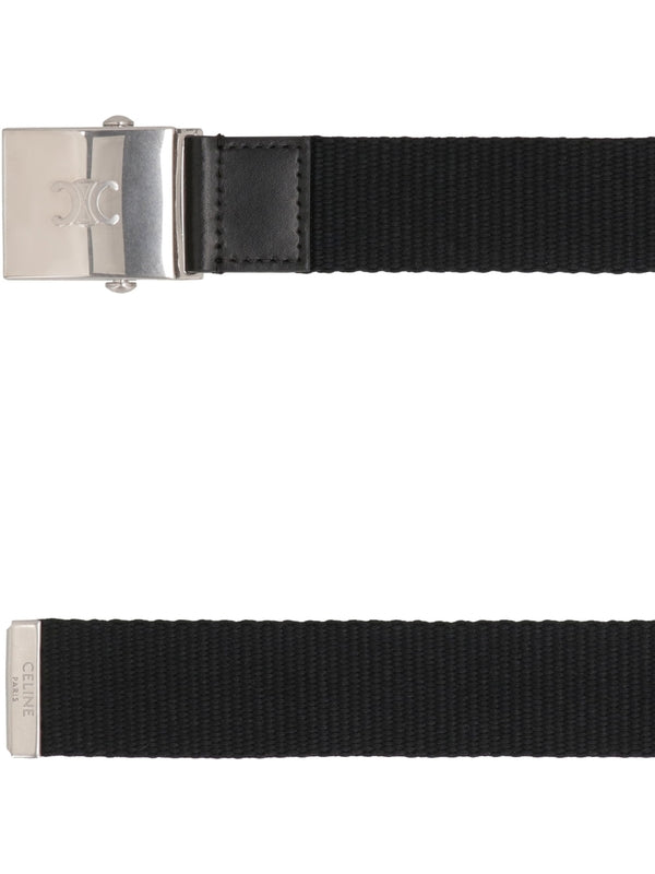 Triomphe Buckle Fabric Belt