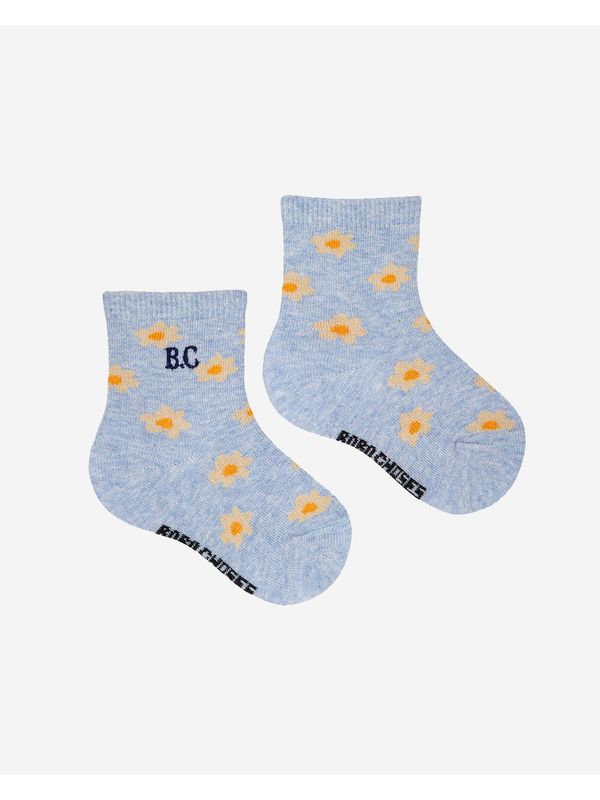 Flower Jacquard Socks