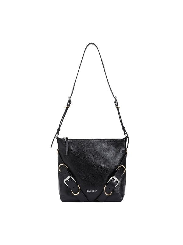 Voyou Logo Leather Shoulder
  Bag