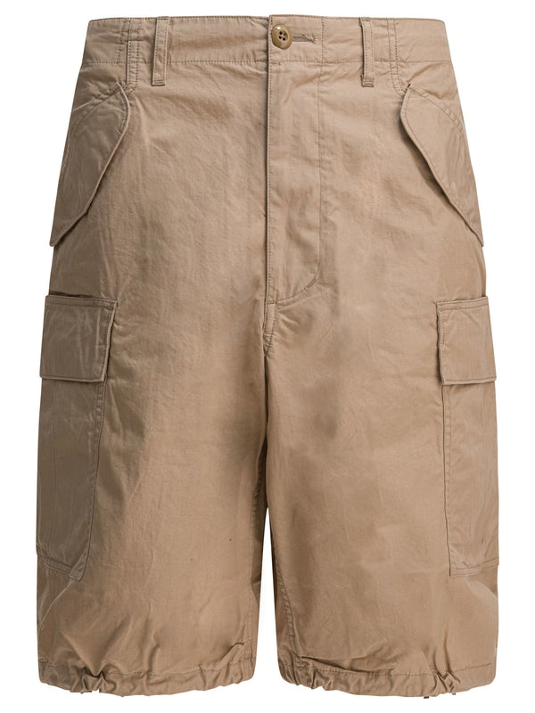 Beams + Mil Beige Shorts