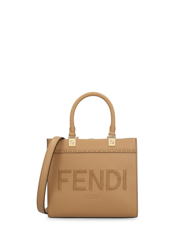 Sunshine Leather Tote Bag