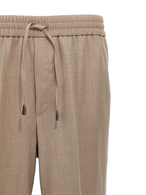 Straight Wool
  Pants