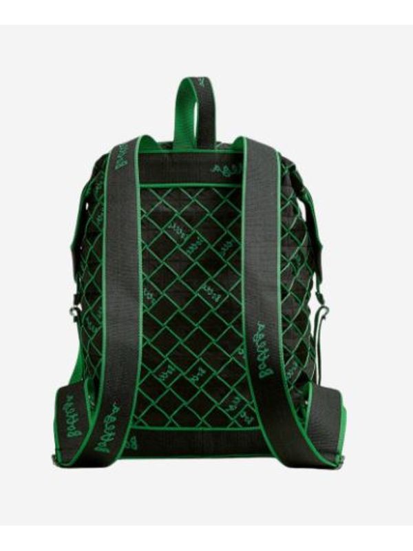 Logo Detail Weaving Backpack