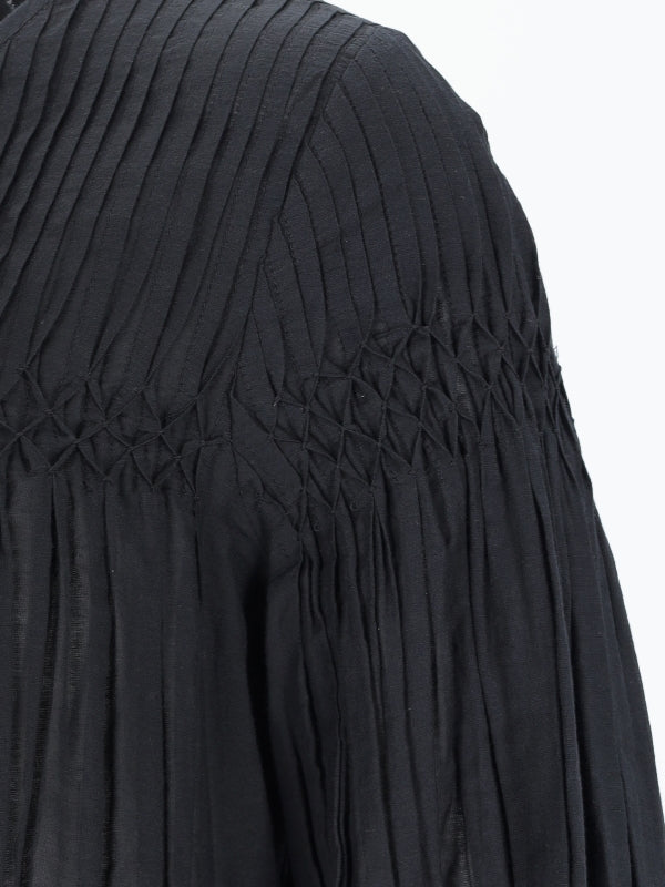 Abadi Pleated Tassel Blouse