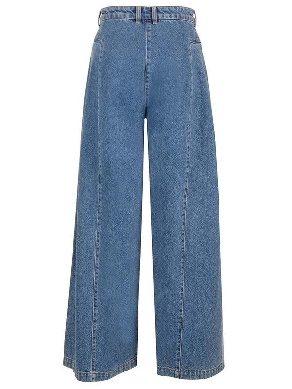 Wide Denim Pants