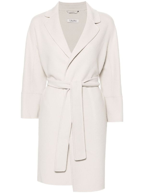 Arona Tie Wool Wrap Coat