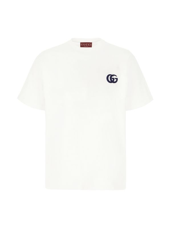 Chest Logo Cotton Short Sleeve T-Shirt