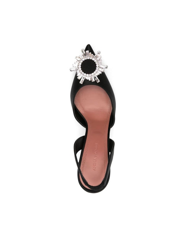 Begum Crystal Slingback Heels