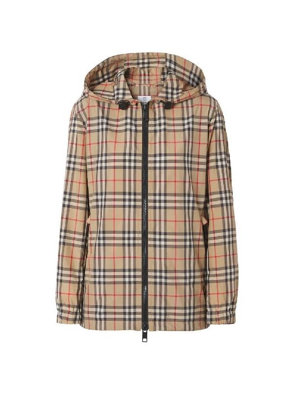 Vintage Check Hoodie Zip-up
  Jacket